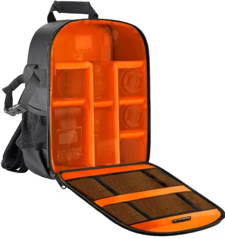 Rucsac Foto Profesional pentru Aparat Foto DSLR/SLR si Accesorii, 20L, Compartimente Modulare, Interior Captusit, 300 x 140 x 370 mm, Negru [1]