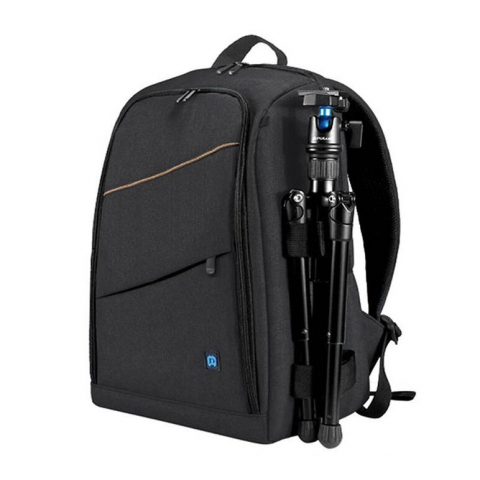 Rucsac pentru camera, echipament foto, impermeabil, 43 x 30 x 19.5 cm, negru/portocaliu [6]