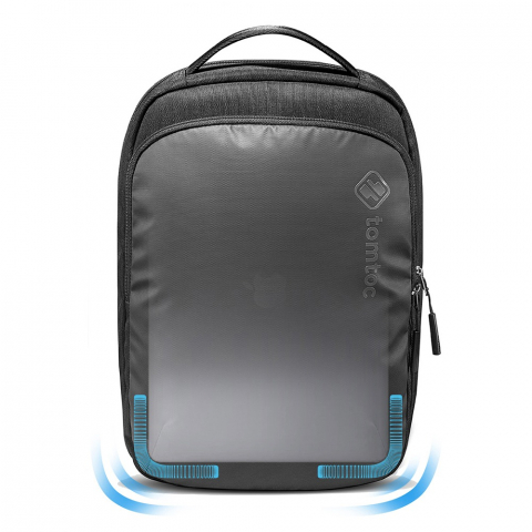Rucsac pentru laptop sau tableta, 16 inch, nailon/poliester, negru [5]