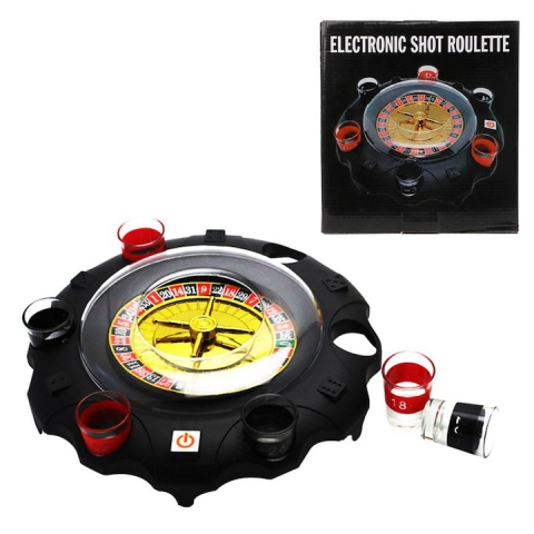 Electronice si electrocasnice - Ruleta electronica cu 6 pahare de shoturi, perfecta pentru diverse evenimente