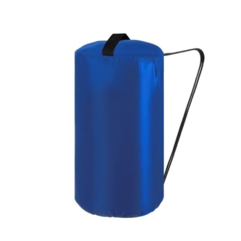 Sac de dormit 2 in 1 pentru camping si drumetii, tip pilota, antialergic, 200 x 75 cm, culoare albastra [1]
