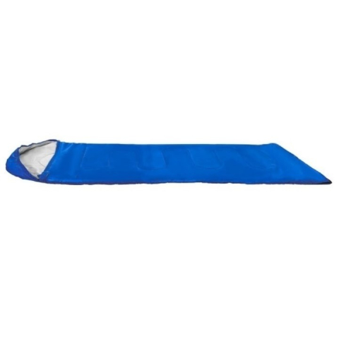 Sac de dormit 2 in 1 pentru camping si drumetii, tip pilota, antialergic, 200 x 75 cm, culoare albastra [3]