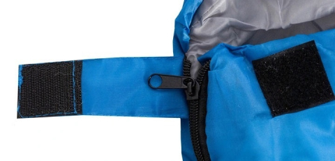 Sac de dormit / patura de camping 2 in 1, 210T, dimensiune sac 200 x 75 cm, dimensiune patura 200 x 150 cm, albastru – confort si versatilitate pentru aventurile in aer liber [1]