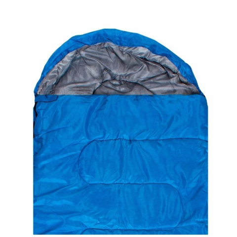Sac de dormit / patura de camping 2 in 1, 210T, dimensiune sac 200 x 75 cm, dimensiune patura 200 x 150 cm, albastru – confort si versatilitate pentru aventurile in aer liber [3]