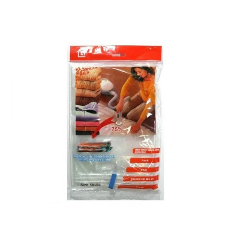 Intretinere casa - Sac vidat dimensiune 50 x 60 cm, pentru depozitarea in vid a hainelor