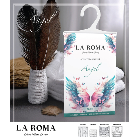 Saculet parfumat Angel, 1 bucata, aroma dulce-orientala, ideal pentru dulap, sertar, bagaj sau masina [2]