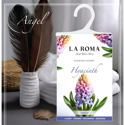 Saculet parfumat Hyacinth (Zambila), 1 bucata, aroma florala intensa si proaspata, ideal pentru dulap, sertar, bagaj sau masina [1]
