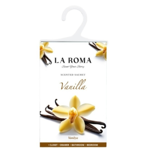 Odorizante - Saculet parfumat Vanilie, 1 bucata, aroma dulce si reconfortanta, ideal pentru dulap, sertar, bagaj sau masina