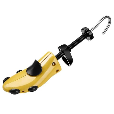 Sanuri incaltaminte - San pentru largit si alungit incaltaminte, universal, reglabil, plastic si metal, marime 35-39, galben/negru