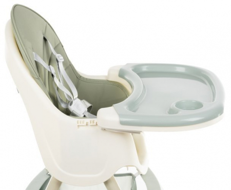 Scaun de masa Kruzzel multifunctional 3in1,greutate maxima 20 kg,varsta +6 luni - Verde [3]