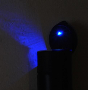 Scrumiera auto cu LED, alimentare 12V - Negru [7]