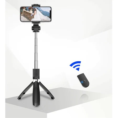 Selfie stickuri - Selfie Stick / Trepied / suport de telefon - 3 in 1 lungime maxima 70 cm