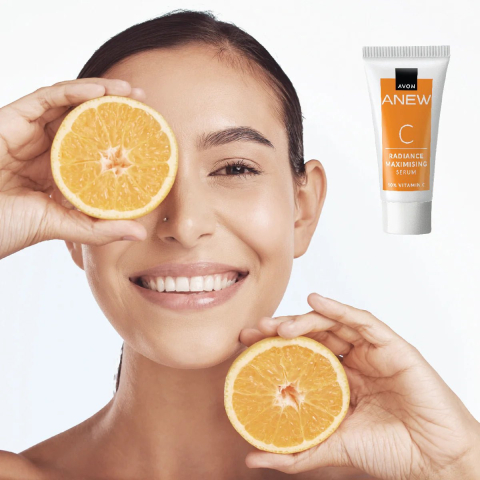 Ser iluminator pentru fata cu 10% vitamina C, 10 ml, pentru ten radiant, aspect uniform si revitalizare, Avon Anew Vitamin C [4]
