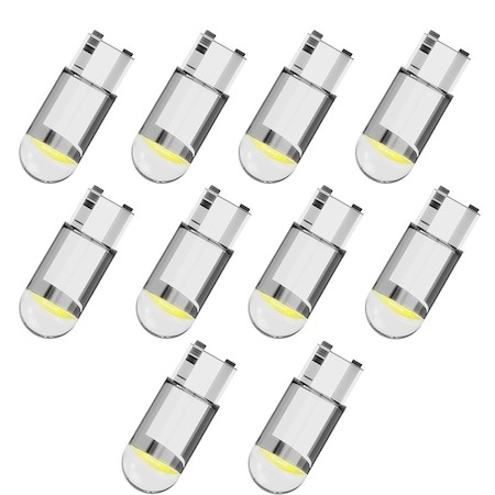 Lumini auto - Set 10 becuri LED universale, auto T10, pentru bord, interior, numar, diverse