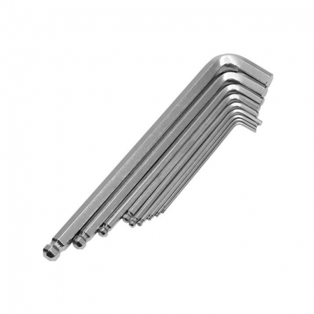 Set 9 imbusi hexagonali chrome vanadium, lungi 21 cm , 1.5-10 mm [2]