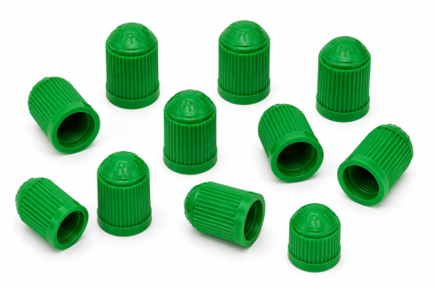 Set 10 capace verzi pentru valve Schrader [1]