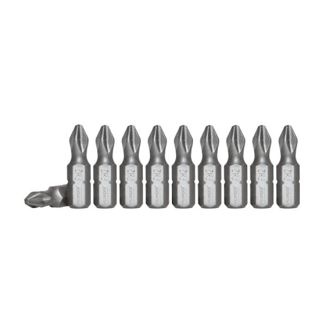 Set 10 capete bituri PH2 pentru surubelnite, lungime 25 mm [1]