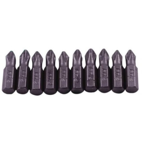 Surubelnite si biti - Set 10 capete bituri PH2 pentru surubelnite, lungime 25 mm
