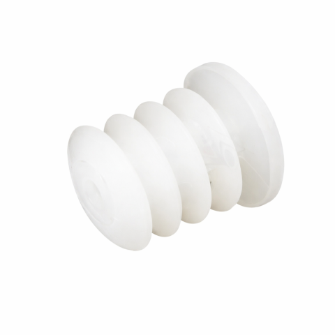 Set 10 dopuri spirala pentru sticle vin si lichide fermentate, etansare sigura, plastic alb, 22 mm, reutilizabile [1]