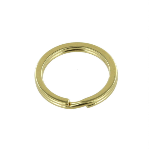 Set 10 inele breloc, auriu 3.4 cm, grosime 2.5 mm, accesorii metalice rotunde pentru chei, brelocuri personalizate, etichete si proiecte creative [5]