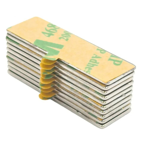 Magneti - Set 10 magneti neodim, autoadezivi, universali, diverse activitati, 30x10x1 mm