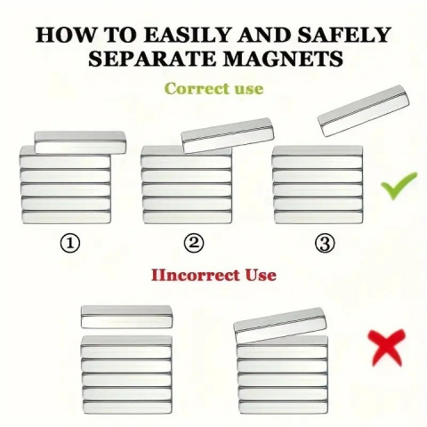 Set 10 magneti Neodim universali, diverse activitati, 10x5x2 mm - Patrat [1]