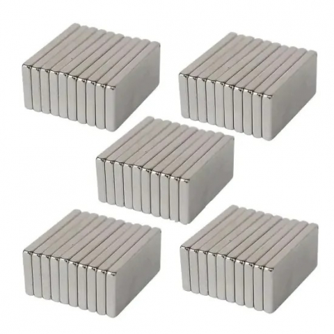 Set 10 magneti neodim, universali, diverse activitati, 20x10x1.5 mm [4]
