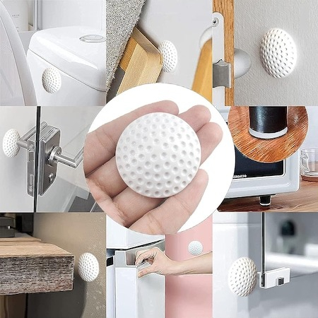 Set 10 opritoare de usa din silicon, protectia impotriva lovirii peretelui [4]