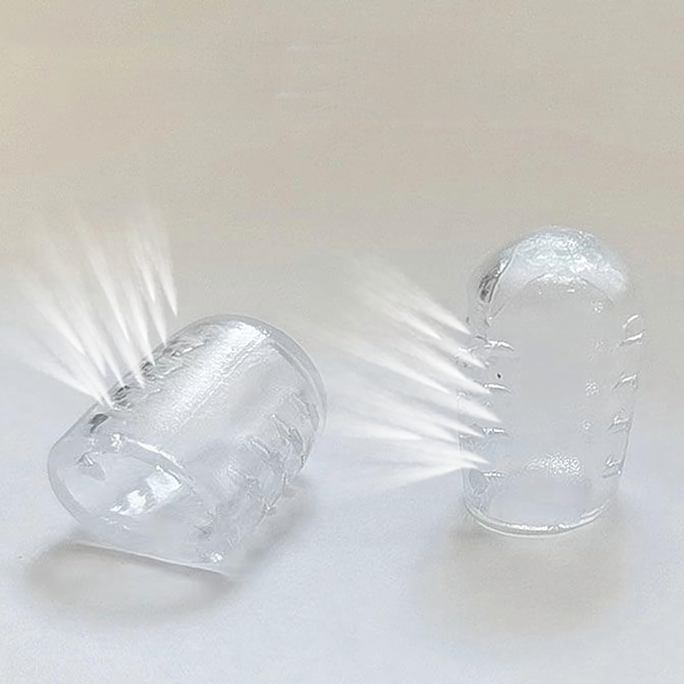 Set 10 protectii din silicon pentru degetele de la picioare si maini, transparente, capace gel pentru reducerea frecarii, bataturilor si presiunii [6]