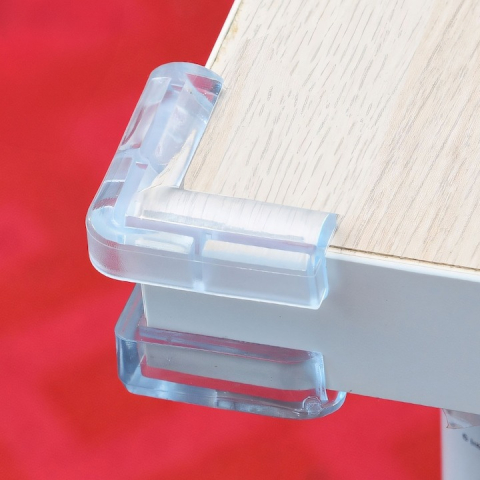 Set 10 protectii pentru colturi mobila, silicon, transparent, pentru siguranta copiilor [1]