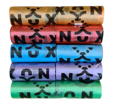 Diverse uz casnic - Set 10 role, saci menajeri pentru nevoile animalelor de companie, 15 buc/rola, multicolor