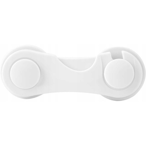 Set 10 sigurante pentru copii, universale, pentru usi, sertare, dulapuri, plastic, 9 cm, alb [6]