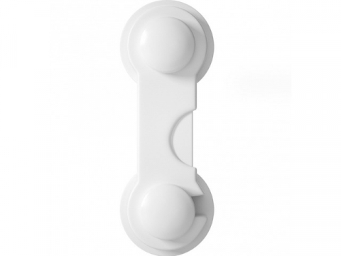 Set 10 sigurante pentru copii, universale, pentru usi, sertare, dulapuri, plastic, 9 cm, alb [9]
