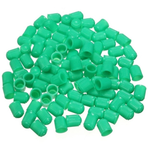 SPORT ȘI ACTIVITĂȚI - Set 100 capace din plastic universale pentru valva - Verde