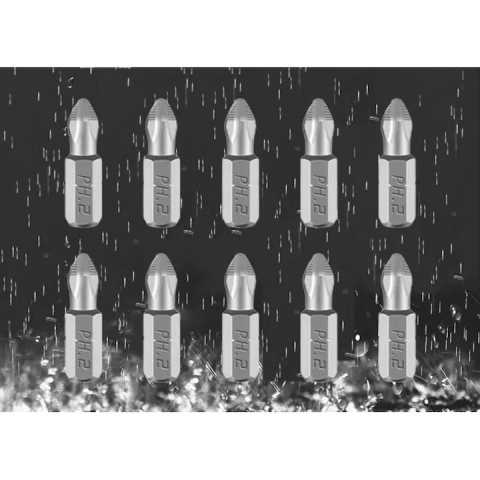 Set 100 capete bituri PH2 pentru surubelnite, lungime 25 mm [2]