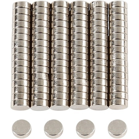 CASA & GRADINA - Set 100 magneti Neodim universali, diverse activitati, 8x2 mm - Rotund
