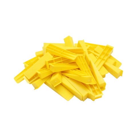 Gresie si faianta - Set 100 pene pentru nivelare gresie/faianta, reutilizabile, galben