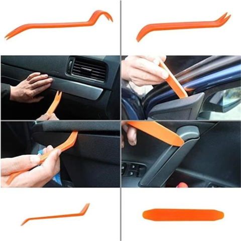 Set 105 cleme clipsuri auto universale, 6 dimensiuni diferite, cu unelte de demontare si cutie organizatoare, pentru caroserie si panouri interioare [5]