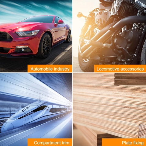 Set 105 piese cleme clipsuri universale pentru reconditionare auto, 6 dimensiuni, cu unelte de demontare, pentru caroserie, panouri si ornamente [5]