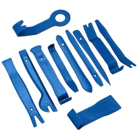 Scule auto - Set 11 Leviere Antizgarieturi pentru Demontarea Interior Auto, Albastru