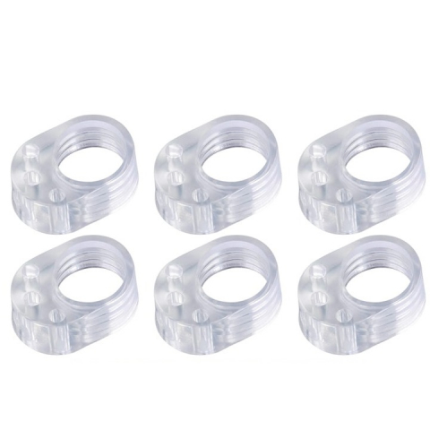 CASA & GRADINA - Set 6 opritoare, protectie pentru maner usa, silicon, montare usoara, 31 x 23 x 17 mm, transparent