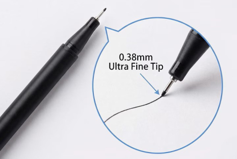 Set 12 pixuri fineliner multicolore, varf ultra fin 0,38 mm, culori diferite [4]