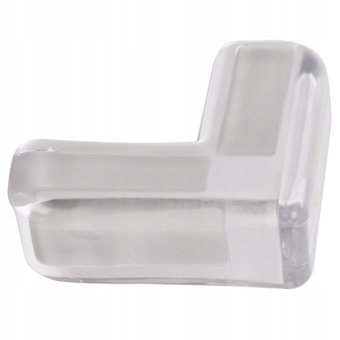 Set 12 protectii colturi pentru mobilier, cu adeziv, PVC, transparente, 4 x 4 x 1.3 cm [6]