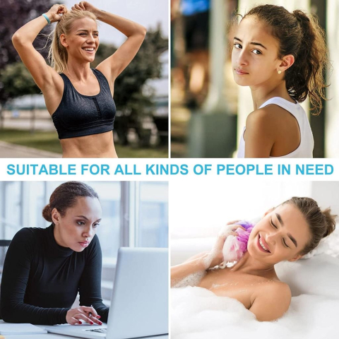 Set 120 elastice par multicolor neon, 20 textile si 100 cauciuc, accesorii fete si femei, cutie cu agatatoare [2]