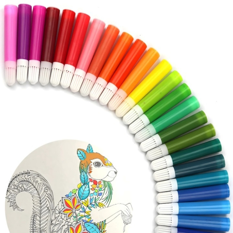 Set 145 piese pictura si desen, cu gentuta tip geamantan, maner rezistent, 34 x 23 x 9 cm [6]