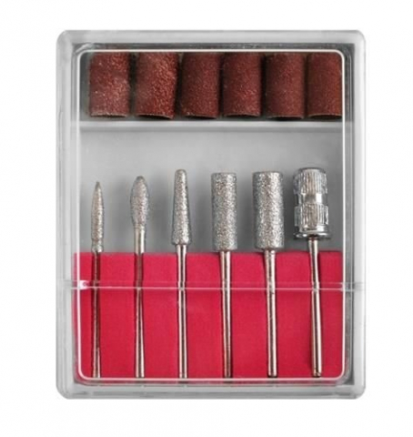 Set 160 capete pentru freza electrica, diamantate, modele diferite, pentru manichiura si pedichiura [1]