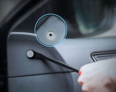 Set 19 unelte pentru demontare tapiterie auto, extractoare clipsuri si conectori, din nylon si metal, cu husa pentru depozitare [6]