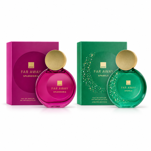 Set 2 Ape de Parfum Far Away pentru Femei, Sparkle + Splendoria, 2 x 50 ml, Avon [7]