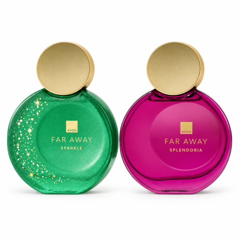 Parfumuri femei - Set 2 Ape de Parfum Far Away pentru Femei, Sparkle + Splendoria, 2 x 50 ml, Avon