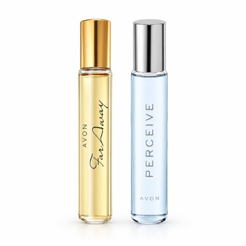 Parfumuri femei - Set 2 Ape de Parfum Far Away si Perceive pentru Femei, 2 x 10 ml, Avon